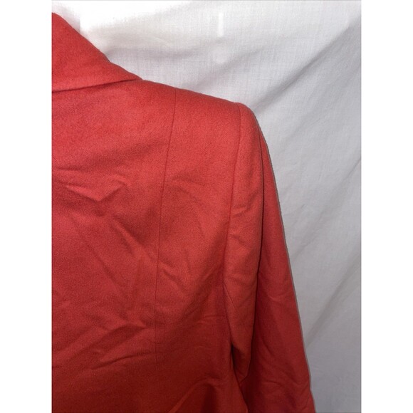 Louben Women’s Lambswool Coat Size Medium Pink Going Out Party Warmth - Picture 10 of 12